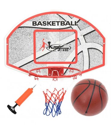 vidaXL Five Piece Wall Mounted Basketball Backboard Set 66x44.5 cm