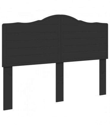 vidaXL Headboard Black Oak Engineered wood
