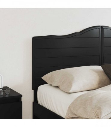 vidaXL Headboard Black Oak Engineered wood