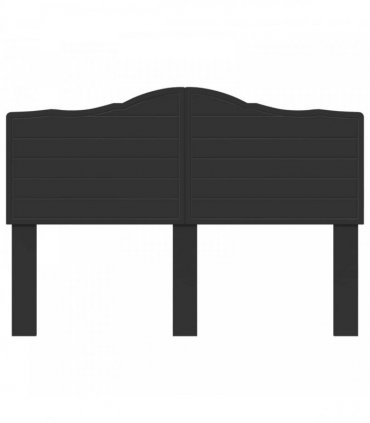 vidaXL Headboard Black Oak Engineered wood