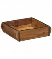 vidaXL Tray with Storage Brown 29 x 31 x 10 cm Solid Reclaim Wood