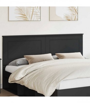 vidaXL Headboard Black Oak 100 cm Engineered Wood