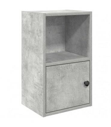 vidaXL Bookcase Concrete Grey 31x24x52 cm Engineered Wood