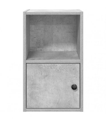 vidaXL Bookcase Concrete Grey 31x24x52 cm Engineered Wood