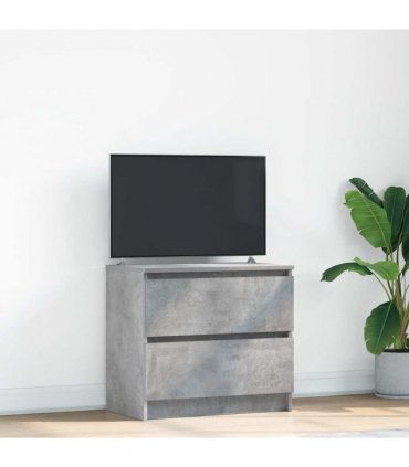 vidaXL TV Cabinet Concrete Grey 60x35x54 cm Engineered Wood