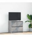 vidaXL TV Cabinet Concrete Grey 60x35x54 cm Engineered Wood