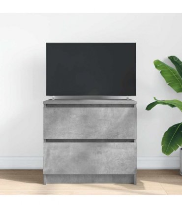 vidaXL TV Cabinet Concrete Grey 60x35x54 cm Engineered Wood