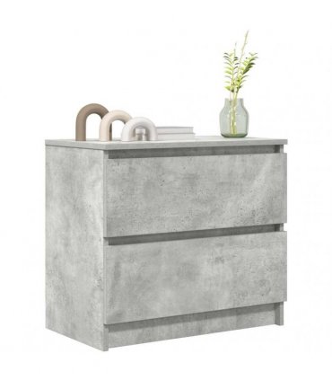 vidaXL TV Cabinet Concrete Grey 60x35x54 cm Engineered Wood