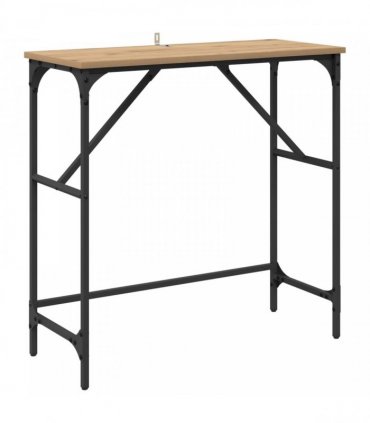 vidaXL Console Table Artisan Oak 75 x 32 x 75 cm Engineered Wood
