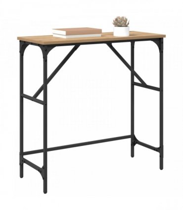 vidaXL Console Table Artisan Oak 75 x 32 x 75 cm Engineered Wood
