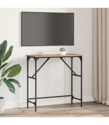 vidaXL Console Table Artisan Oak 75 x 32 x 75 cm Engineered Wood