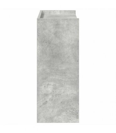 vidaXL Shoe Rack Concrete Grey 60x25x62 cm Engineered Wood