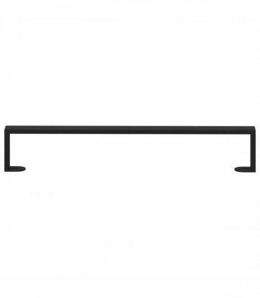 vidaXL Furniture Feet 12 pcs Black 596 x 40.5 x 100 mm Iron