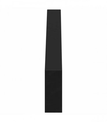 vidaXL Furniture Feet 12 pcs Black 596 x 40.5 x 100 mm Iron