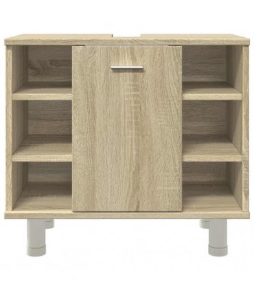 vidaXL Bathroom Cabinet Sonoma Oak 60x32x53.5 cm Engineered Wood