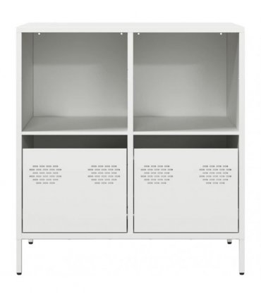 vidaXL Sideboard White 68x39x73.5 cm Cold-rolled Steel