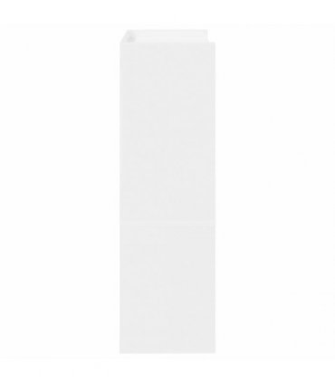 vidaXL Shoe Rack White 60x25x81 cm Engineered Wood