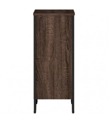 vidaXL Bookcase Brown Oak 50x31x74.5 cm Engineered Wood