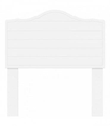 vidaXL Headboard White Engineered wood