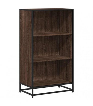 vidaXL Book Cabinet Brown Oak 60x35x107.5 cm Engineered Wood