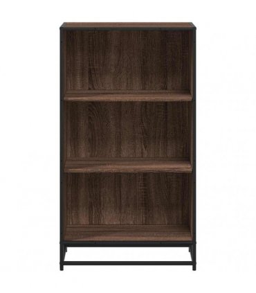 vidaXL Book Cabinet Brown Oak 60x35x107.5 cm Engineered Wood