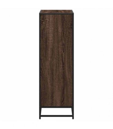 vidaXL Book Cabinet Brown Oak 60x35x107.5 cm Engineered Wood