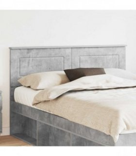 vidaXL Headboard Concrete Grey Engineered wood