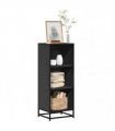 vidaXL Book Cabinet Black 40x35x107.5 cm Engineered Wood