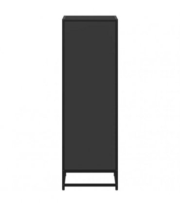 vidaXL Book Cabinet Black 40x35x107.5 cm Engineered Wood