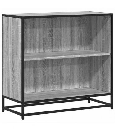 vidaXL Book Cabinet Grey Sonoma 80.5x35x76 cm Engineered Wood