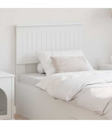 vidaXL Headboard White Engineered wood