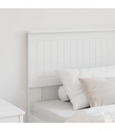 vidaXL Headboard White Engineered wood