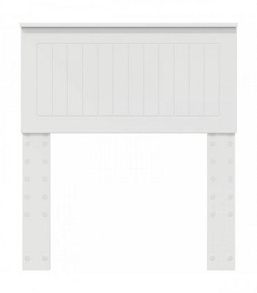 vidaXL Headboard White Engineered wood