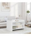 vidaXL Coffee Table White 80x50x50 cm Engineered Wood