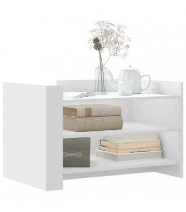 vidaXL Coffee Table White 80x50x50 cm Engineered Wood