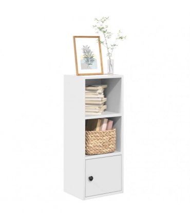 vidaXL Bookcase White 31x24x77 cm Engineered Wood