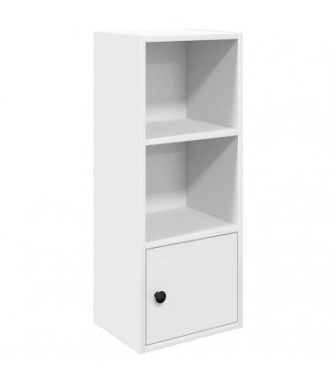 vidaXL Bookcase White 31x24x77 cm Engineered Wood