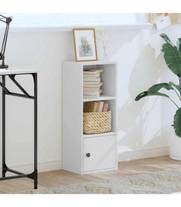 vidaXL Bookcase White 31x24x77 cm Engineered Wood