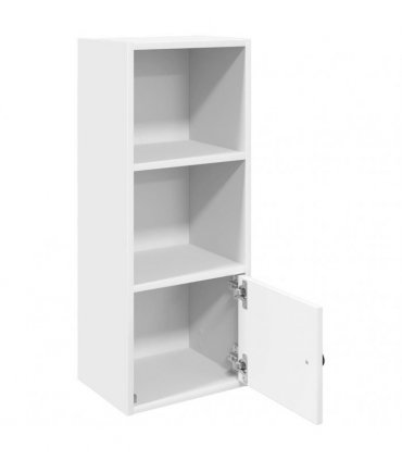 vidaXL Bookcase White 31x24x77 cm Engineered Wood