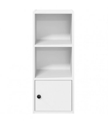 vidaXL Bookcase White 31x24x77 cm Engineered Wood