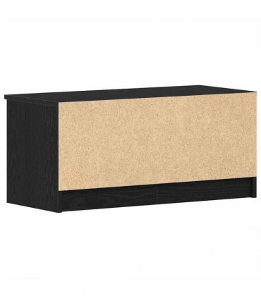 vidaXL TV Cabinet Black Oak 80 x 35 x 36.5 cm Engineered Wood