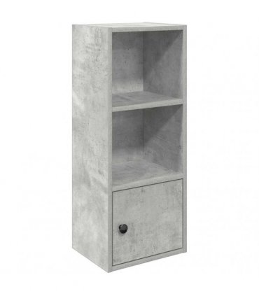 vidaXL Bookcase Concrete Grey 31x24x77 cm Engineered Wood