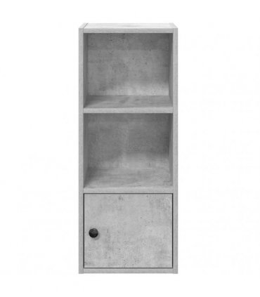 vidaXL Bookcase Concrete Grey 31x24x77 cm Engineered Wood
