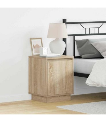 vidaXL Bedside Cabinet 2 pcs Sonoma Oak 39 x 34.5 x 50 cm