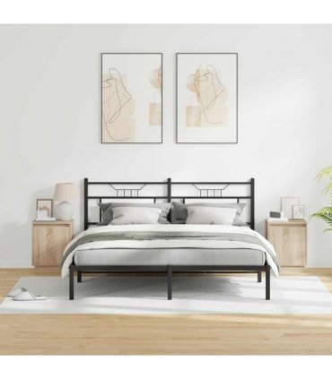 vidaXL Bedside Cabinet 2 pcs Sonoma Oak 39 x 34.5 x 50 cm
