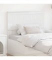 vidaXL Headboard Gloss White Engineered wood