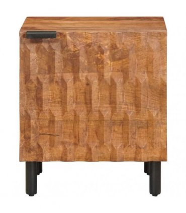 vidaXL Bedside Cabinet Brown 40 x 33 x 46 cm Solid Mango Wood