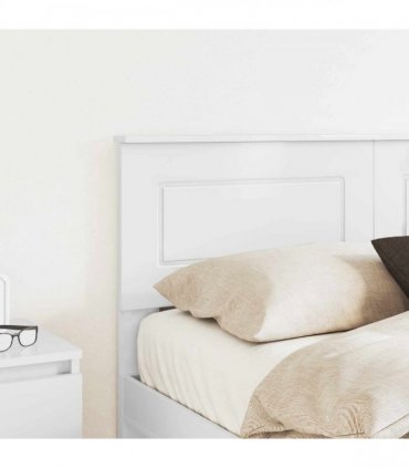 vidaXL Headboard White Engineered wood