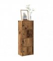 vidaXL Bookcase Old Wood 40x24x102 cm Engineered Wood