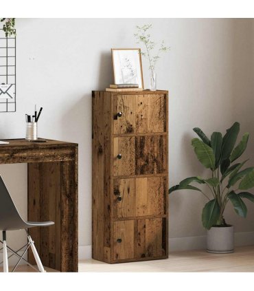 vidaXL Bookcase Old Wood 40x24x102 cm Engineered Wood